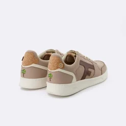 Baskets Beige Fonce & Camel