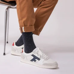 Baskets Blanche & Marine