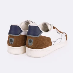 Baskets Blanche & Marron