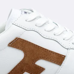 Baskets Blanche & Marron