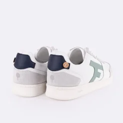 Baskets Blanche & Vert D'Eau