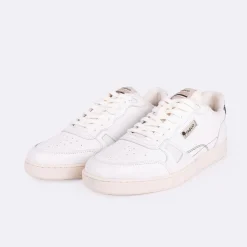 Baskets Blanche & Vert Fonce