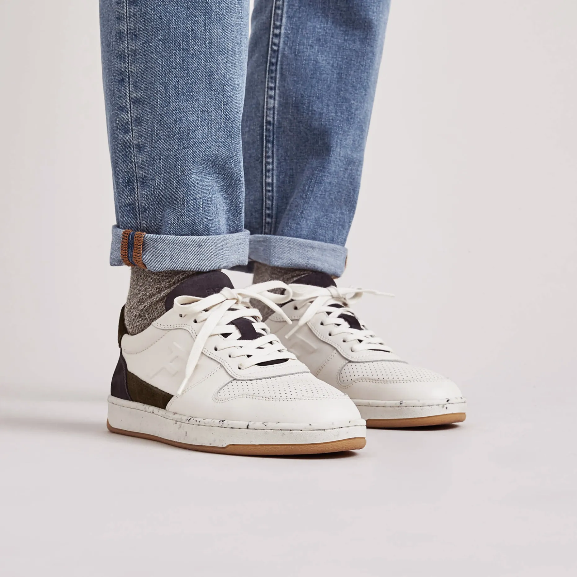 Baskets Ecrue & Kaki