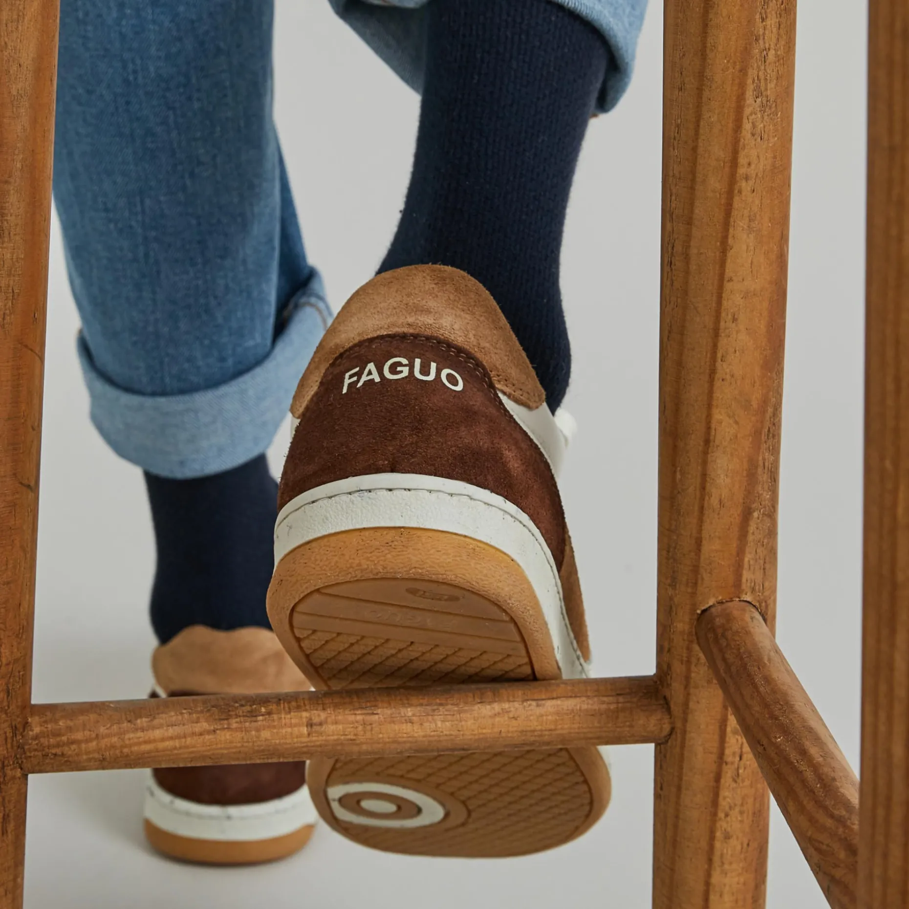 Baskets Ecrue & Marron