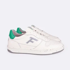 Baskets Ecrue & Vert