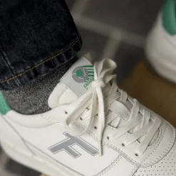 Baskets Ecrue & Vert