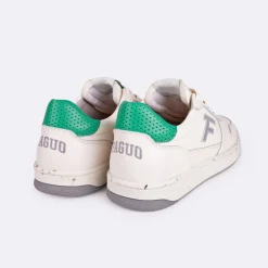 Baskets Ecrue & Vert