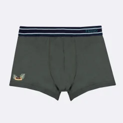 Boxer Bleu Marine & Gris Chine Clair