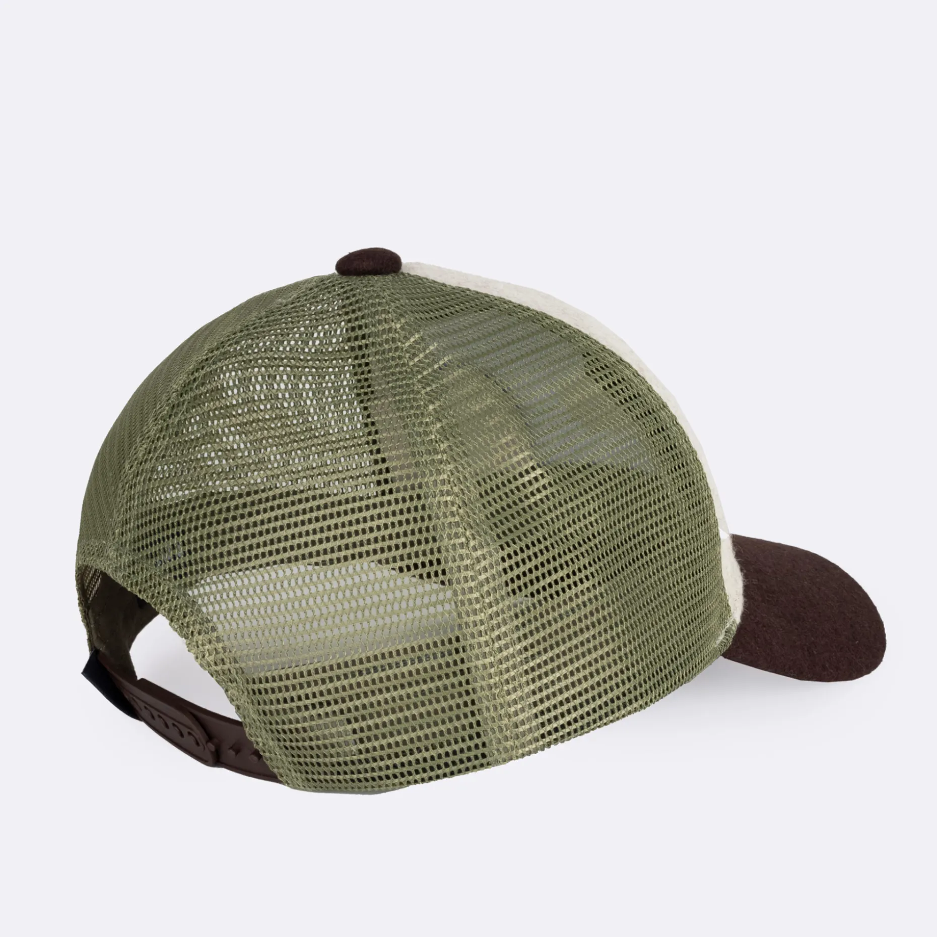 Casquette Bordeaux & Vert Fonce