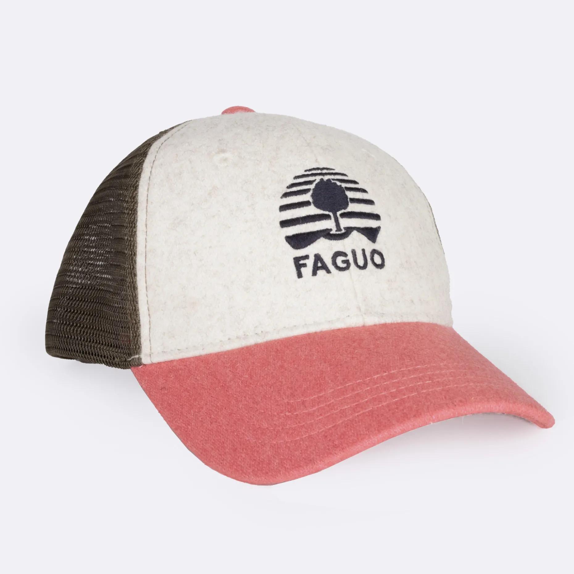 Casquette Rose & Vert Fonce