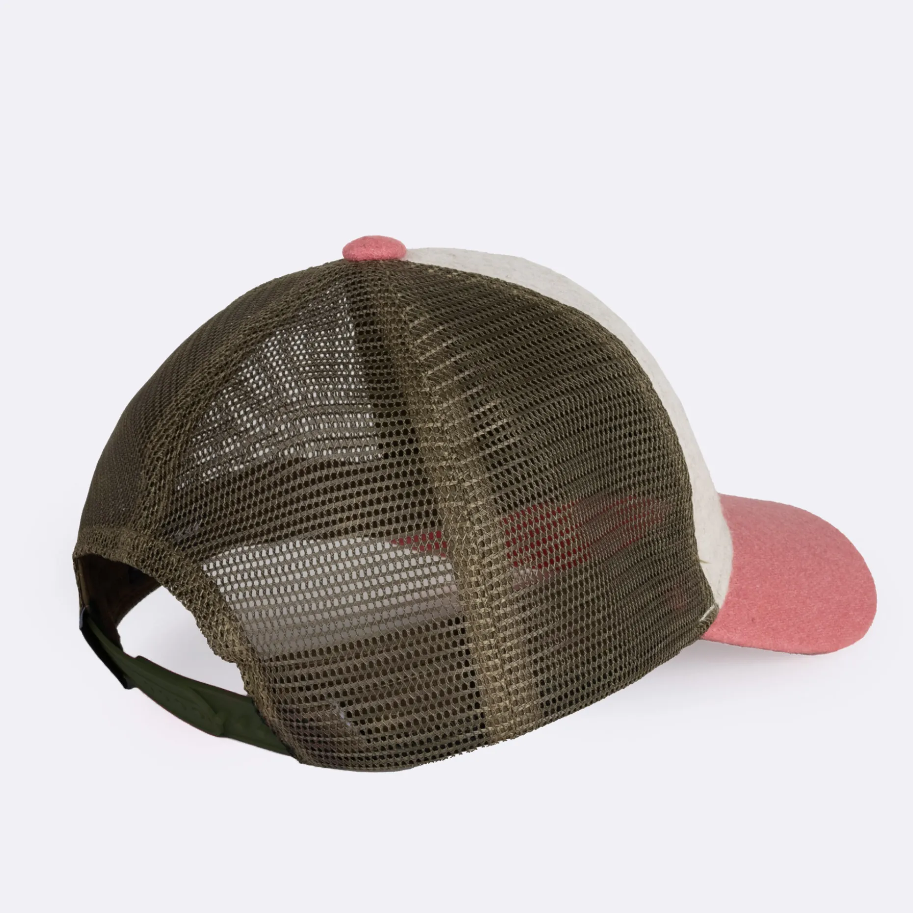 Casquette Rose & Vert Fonce