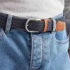 Ceinture Bleu Fonce & Blanc