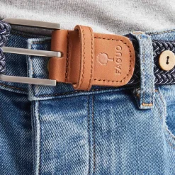 Ceinture Bleu Fonce & Blanc