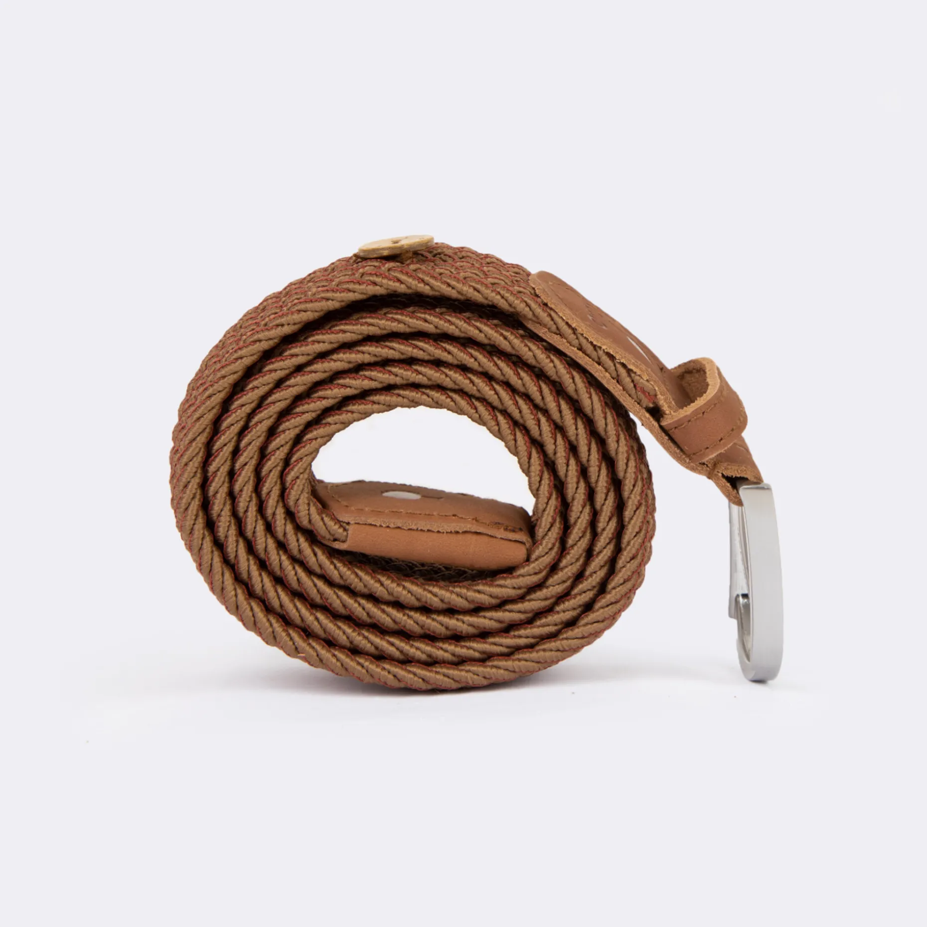 Ceinture Camel & Rouge
