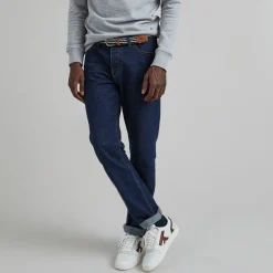 Ceinture En Polyester Recycle Et Elasthanne Bleu & Vert - Modele Belt