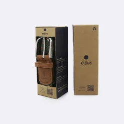 Ceinture En Polyester Recycle Kaki Belt