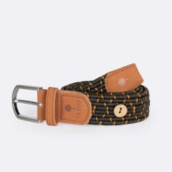 Ceinture Kaki & Orange
