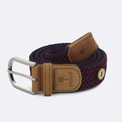Ceinture Rouge Fonce & Marine