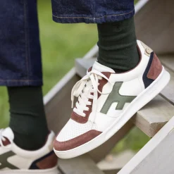 Chaussettes Beige & Bleu Marine