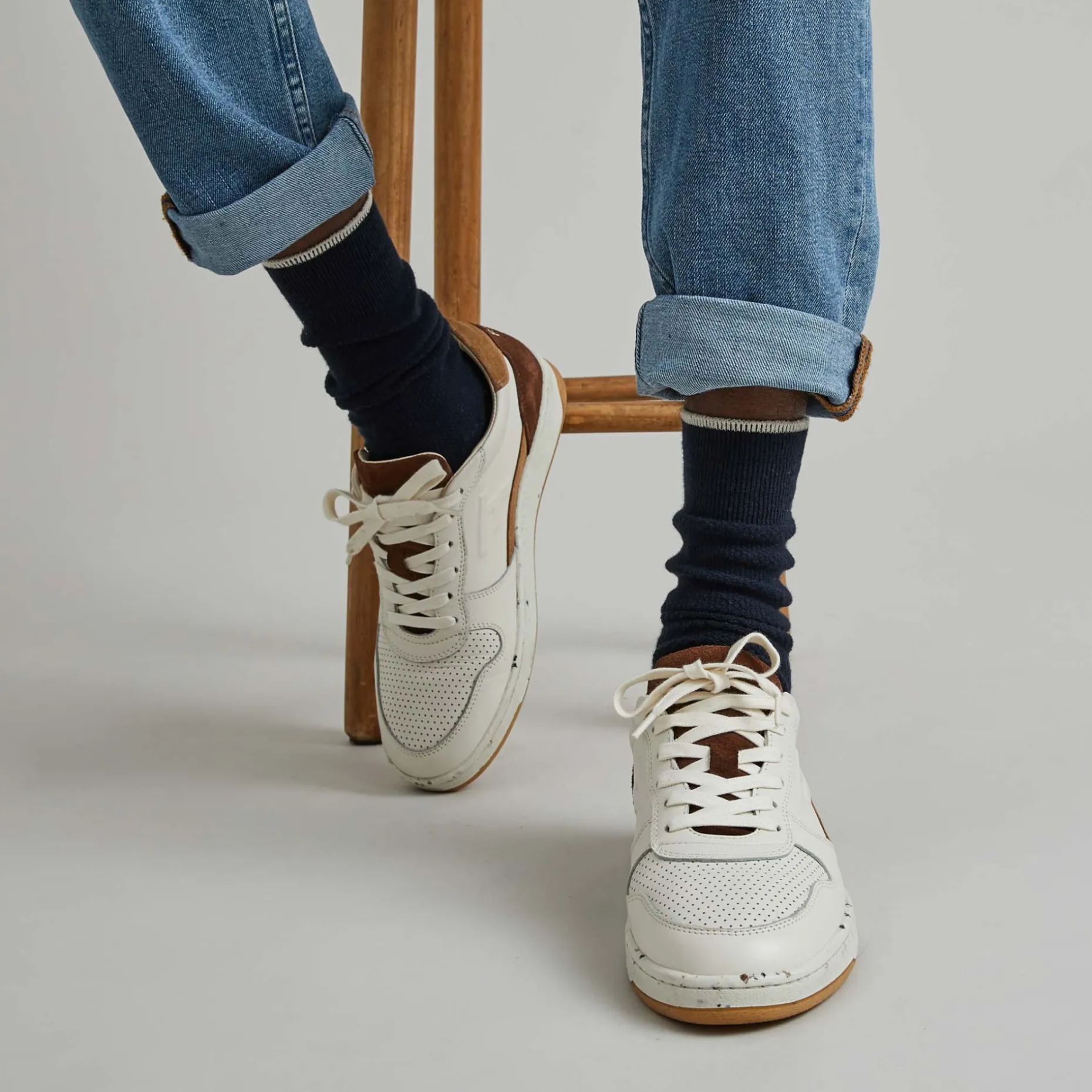 Chaussettes Bleu Marine & Kaki