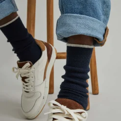 Chaussettes Bleu Marine & Kaki