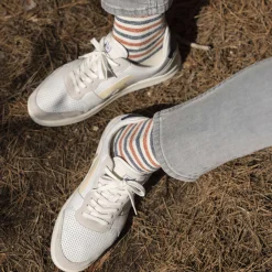 Chaussettes Kaki & Ecrue