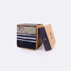 Chaussettes Multicolore & Bleu Marine