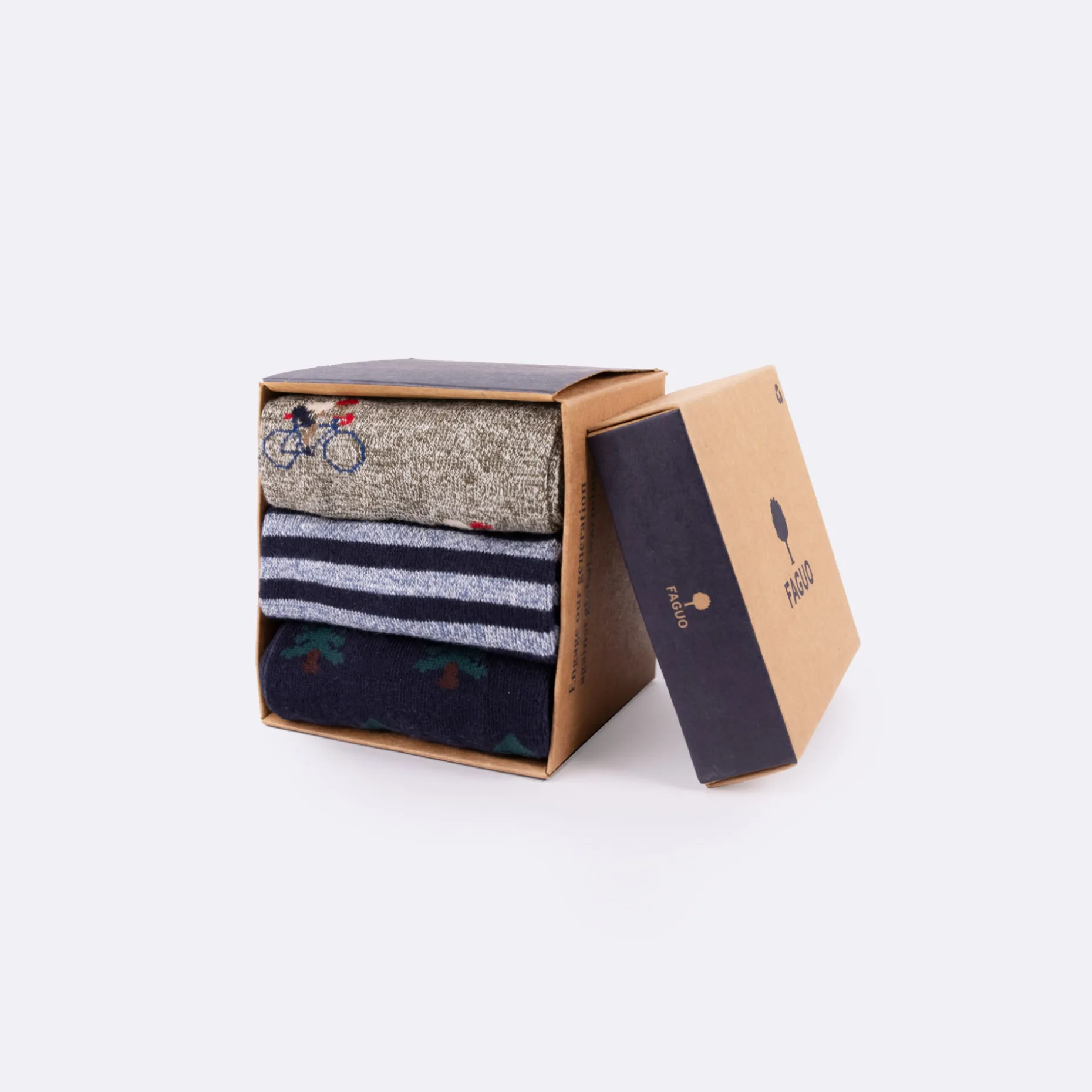 Chaussettes Multicolore & Bleu Marine