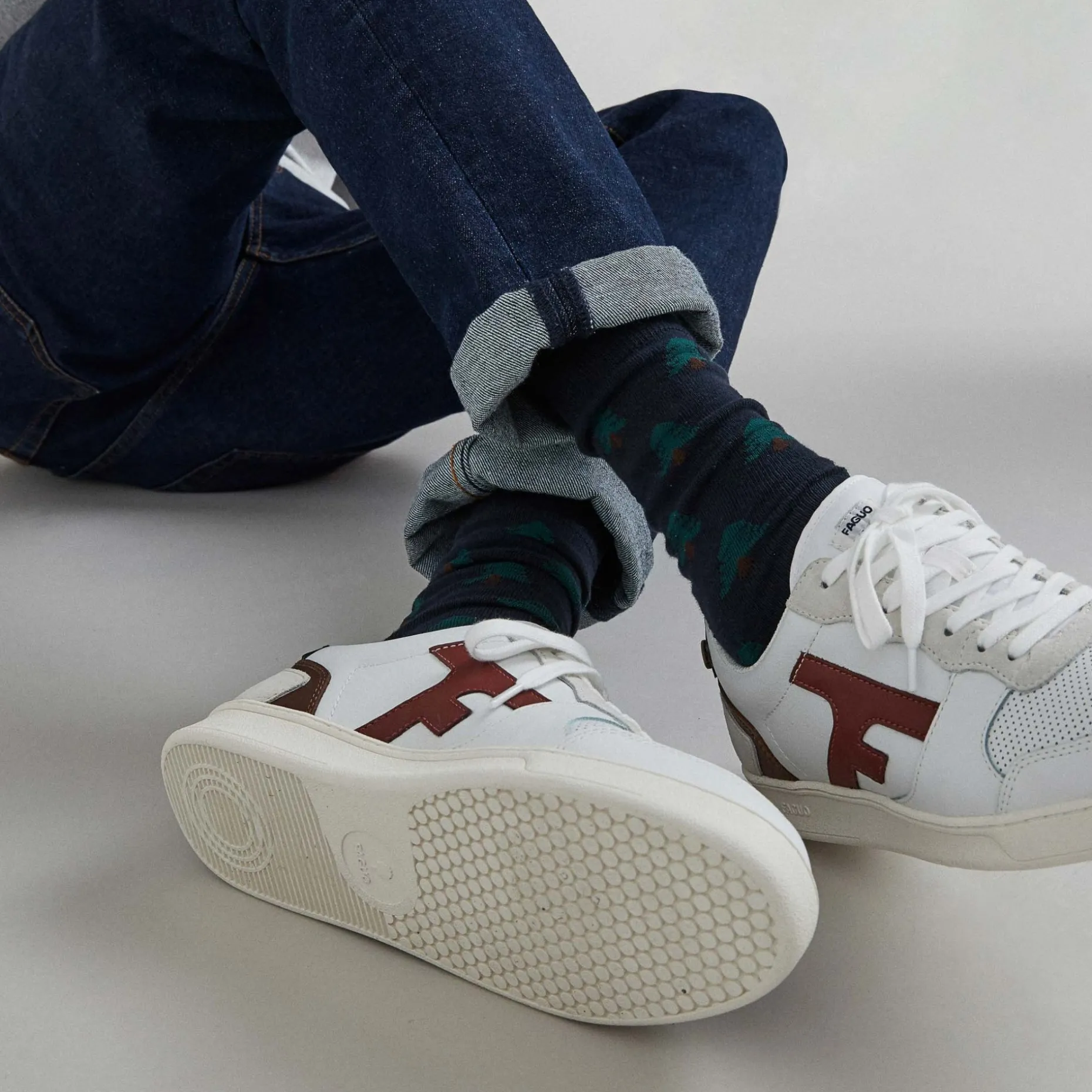 Chaussettes Multicolore & Bleu Marine