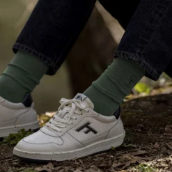 Chaussettes Rose & Vert Fonce