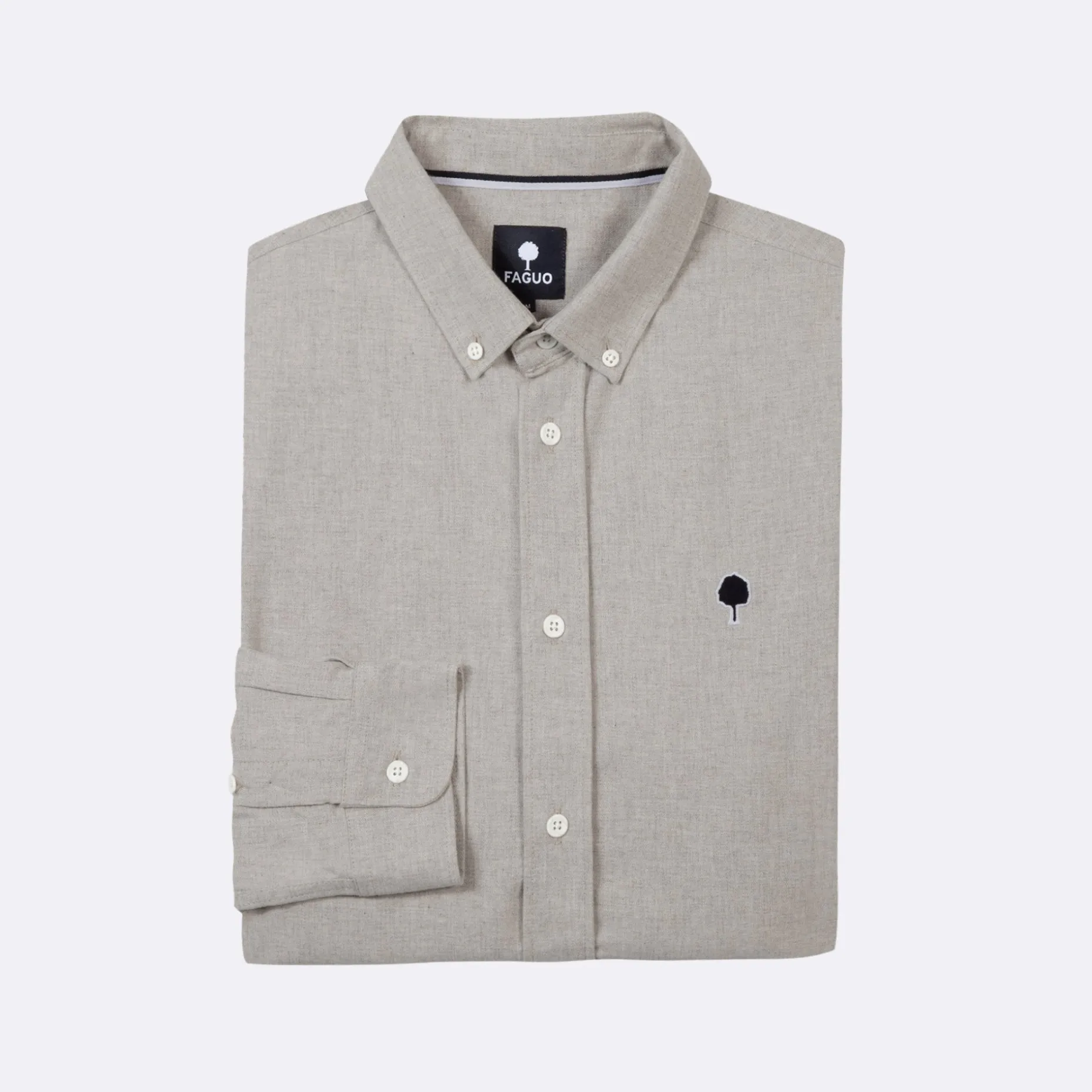 Chemise Classique Beige