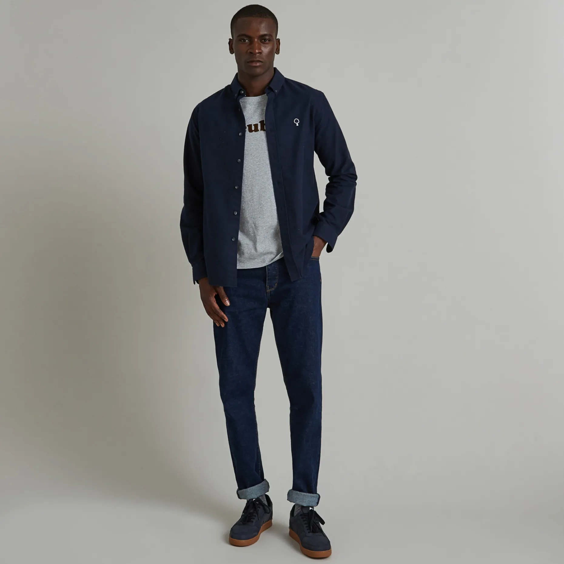 Chemise Classique Bleu Marine