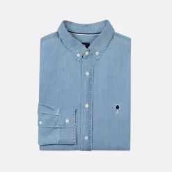 Chemise Classique Denim Clair