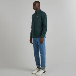 Chemise Classique Vert Fonce
