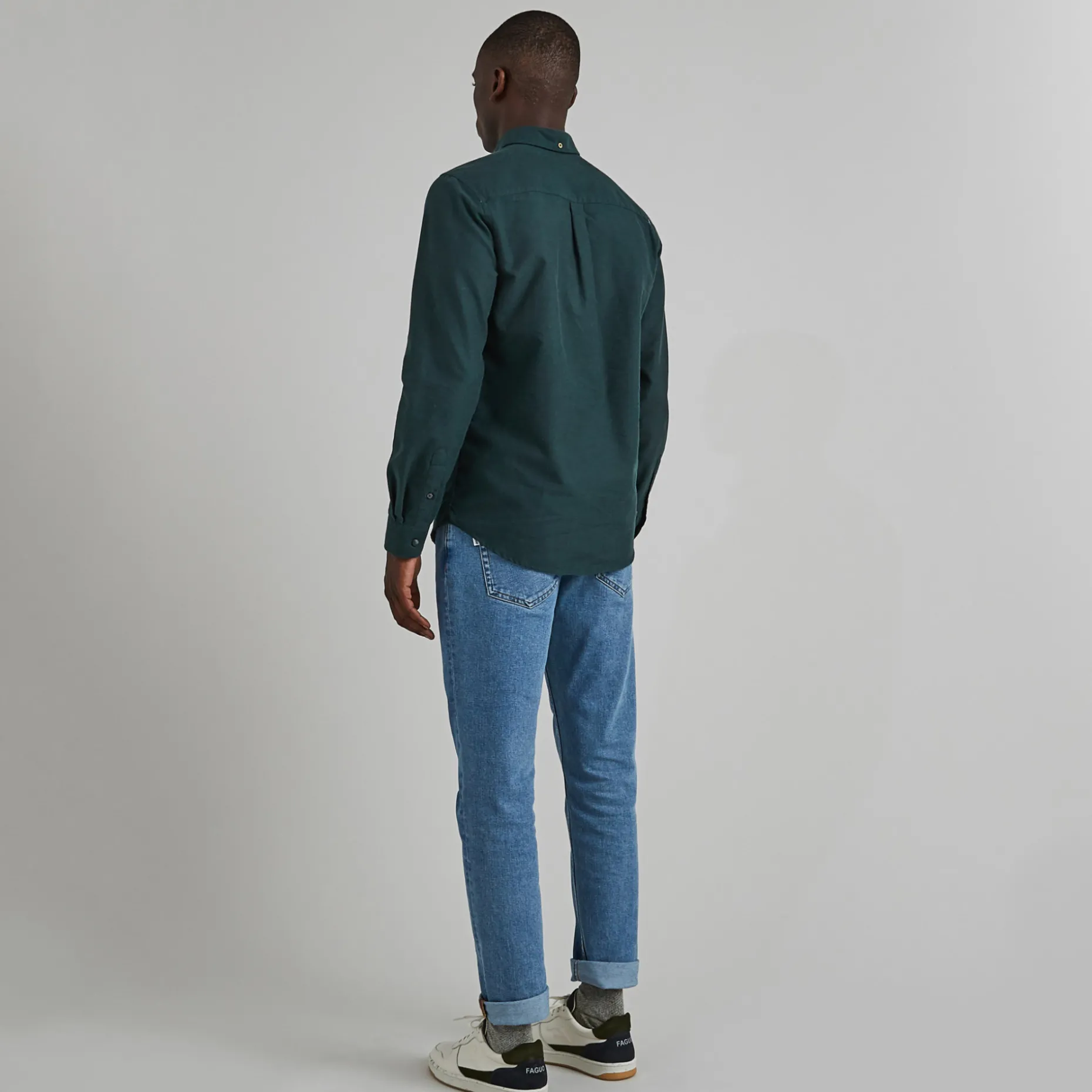 Chemise Classique Vert Fonce