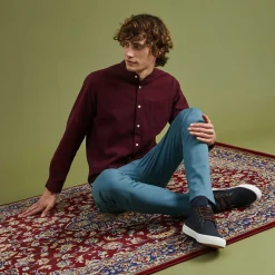 Chino Bleu Clair Coupe Ajustee