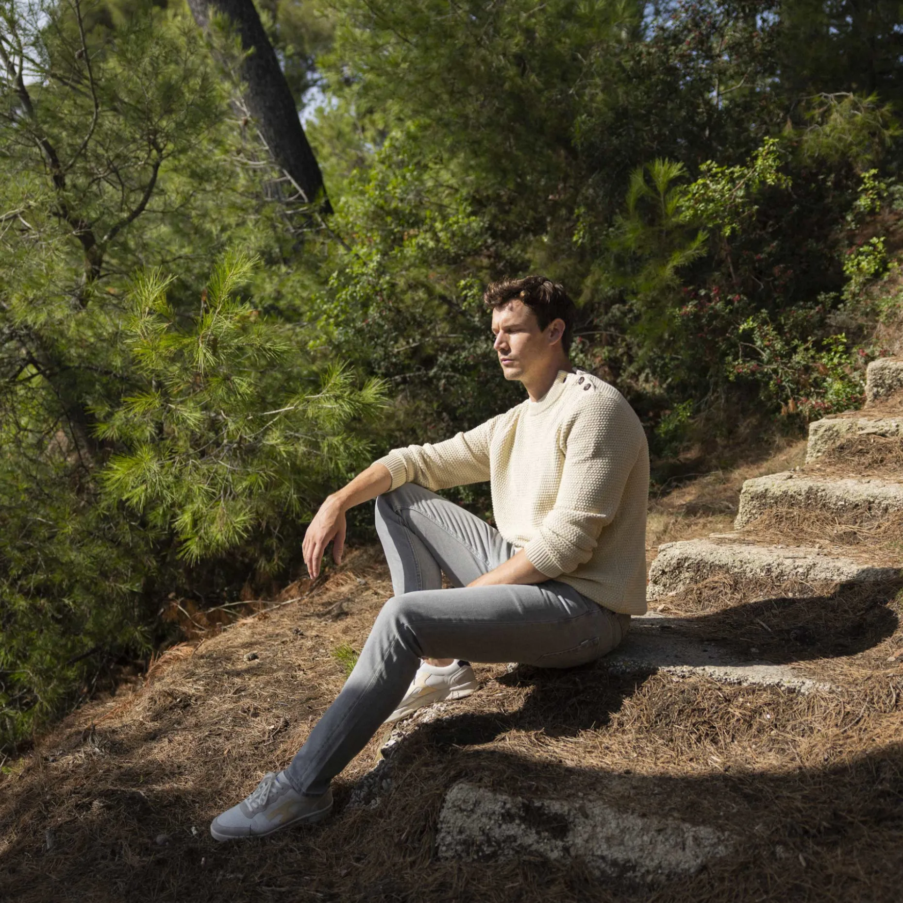 Jean Light Grey Coupe Slim