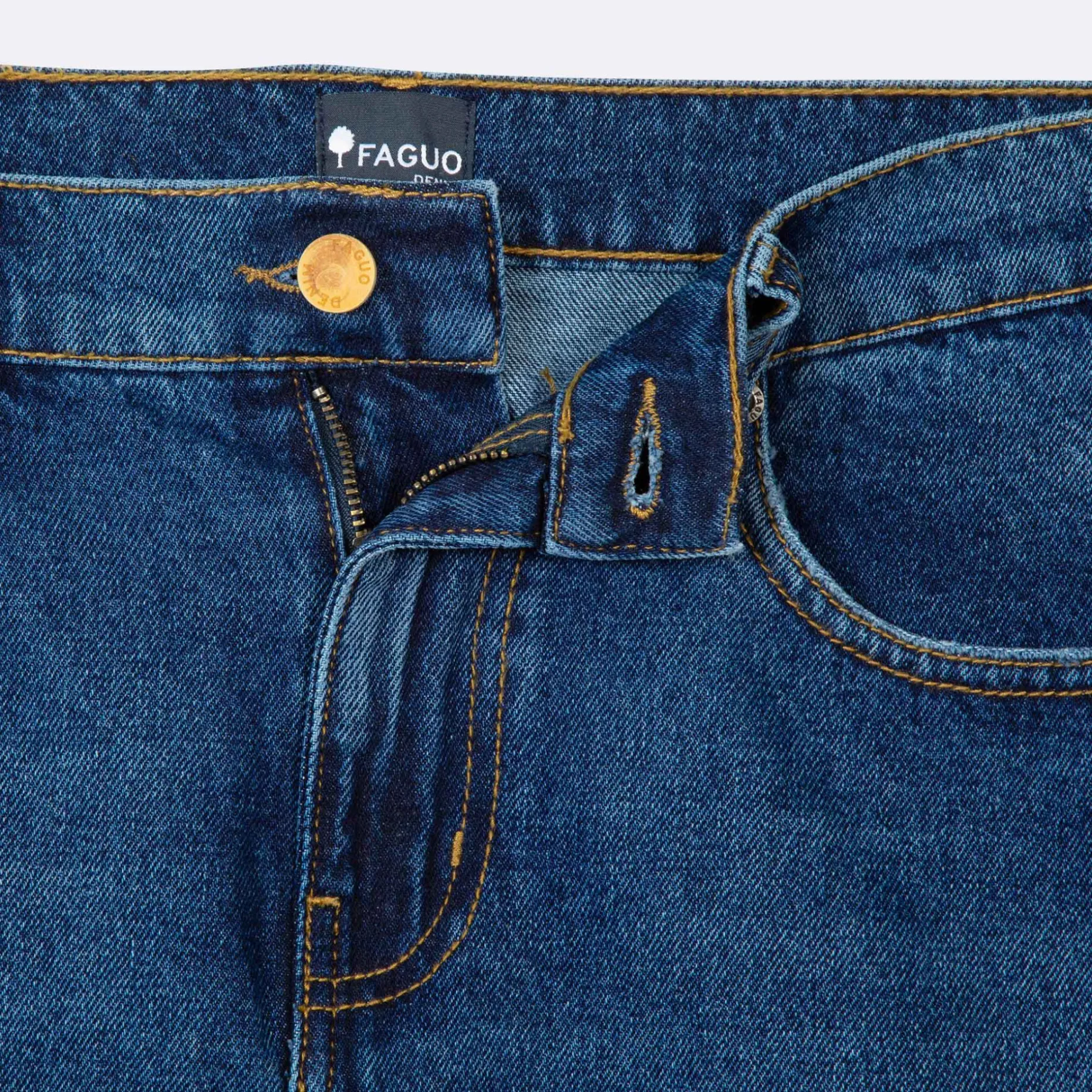 Jean Medium Denim Coupe Fuselee