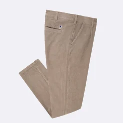 Pantalon Beige Coupe Fuselee