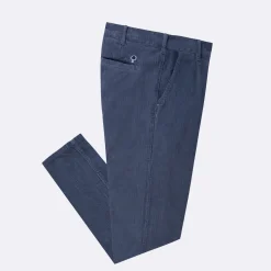 Pantalon Bleu Coupe Fuselee