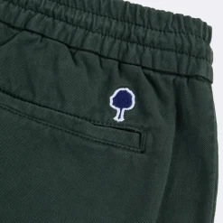 Pantalon Vert Fonce Coupe Fuselee