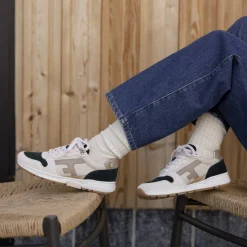 Runnings Ecrue & Vert Emeraude