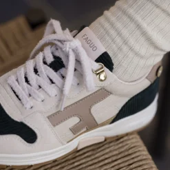 Runnings Ecrue & Vert Emeraude