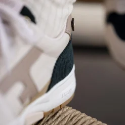 Runnings Ecrue & Vert Emeraude