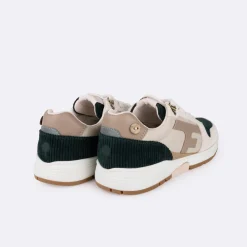 Runnings Ecrue & Vert Emeraude