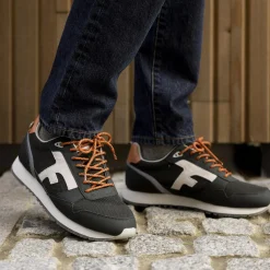 Runnings Vert Fonce & Orange