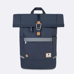 Sac A Dos En Polyester Recycle Bleu & Bleu - Modele Cycling Large