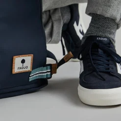 Sac A Dos En Polyester Recycle Bleu Marine - Modele Commuter