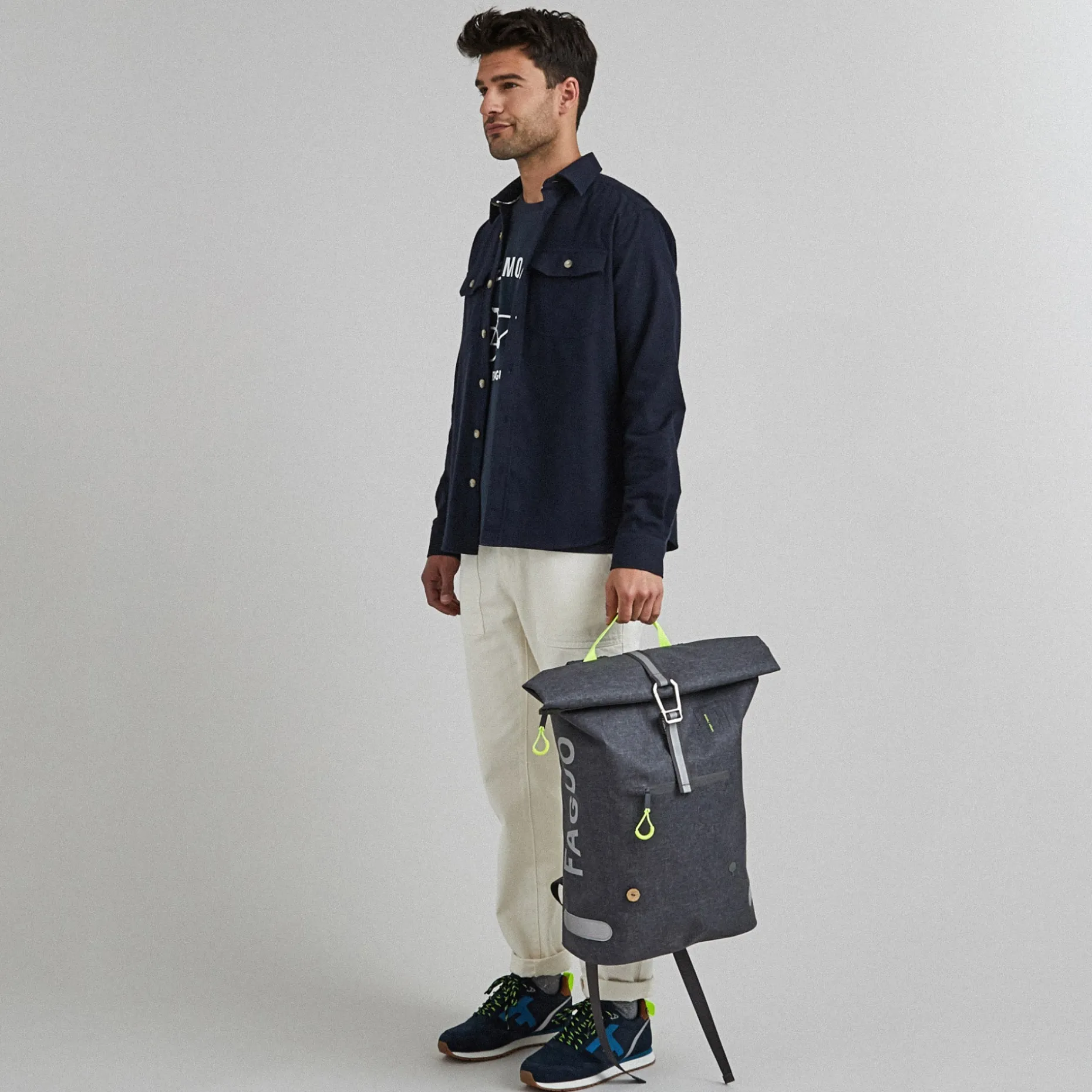 Sac A Dos Gris Vegan