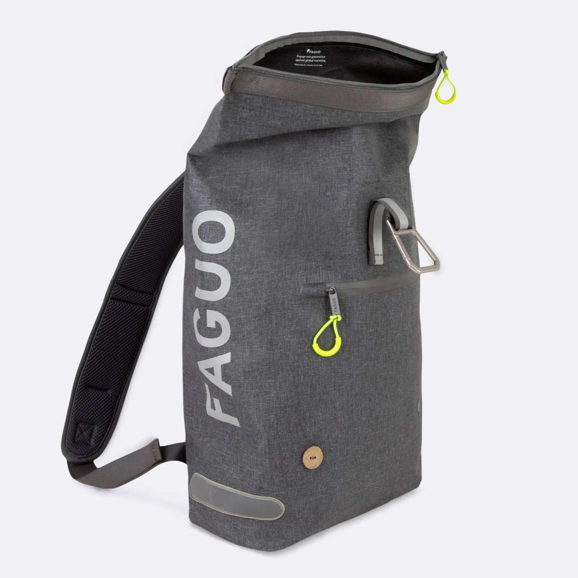 Sac A Dos Gris Vegan